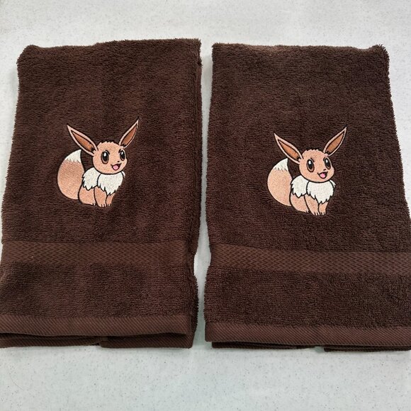 Pokemon Towels Embroidered Hand Towel Set Bathroom Decor - Picture 12 of 15